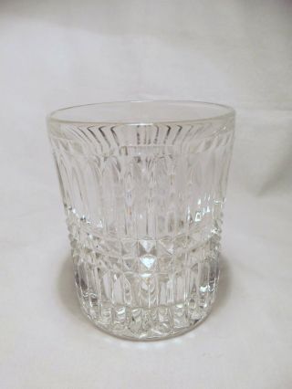 Set Of 4 Vintage Fostoria Crystal Clear Glass Aspen Rock Dof Glasses