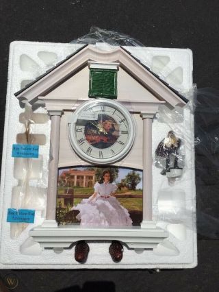 Gone With The Wind Cuckoo Clock From The Bradford Exchange,