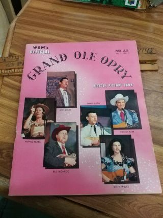 Wsm Official Grand Ole Opry History Picture Book Vintage Historical