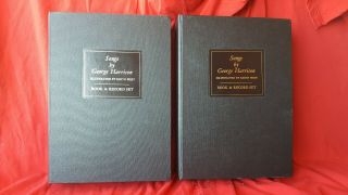 " Songs By George Harrison " Volumes 1 And 2,  Both Signed,  Nm,  W/cd 