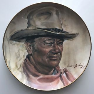 1979 By Endre Szabo John Wayne Man Of The Golden West Plate Numbered