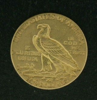 1914 - D $2.  50 Indian Head Gold Piece - US Gold Coin Quarter Eagle 3