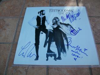 Buckingham J & C Mcvie Mick Signed Fleetwood Mac Rumors Lp Vinyl Album Jsa