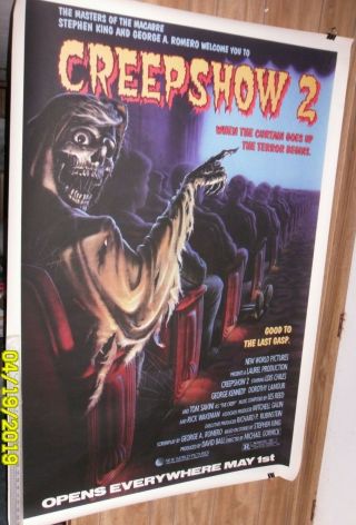 Creepshow 2 Huge Subway Movie Poster George Romero Stephen King Horror