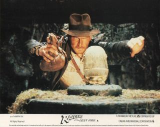 Raiders Of The Lost Ark Lobby Card Print 1 - Harrison Ford - 8 X 10 Inches