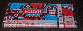 Phish - Boston 2019 Lucite PTBM Magnet Set,  (Fenway Park - Pop up and Show ed) 2