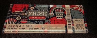 Phish - Boston 2019 Lucite PTBM Magnet Set,  (Fenway Park - Pop up and Show ed) 3