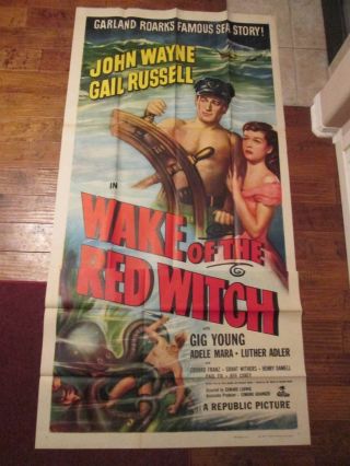 Wake Of The Red Witch - 1949 3 Sheet Movie Poster - John Wayne