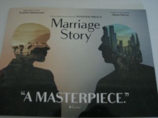 Marriage Story Pressbook Oscar Ad Photo Book Adam Driver Scarlett Johansson