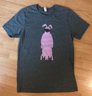 A Christmas Story: Ralphie Pink Bunny Suit T - Shirt.  Unisex Sz (m).  Soft