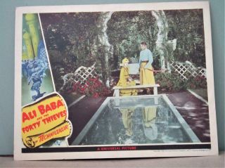 Set of 8 1943 ALI BABA AND THE FORTY THIEVES Lobby Cards MARIA MONTEZ JON HALL 2