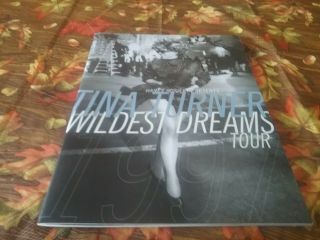 Tina Turner Wildest Dreams 1997 Tour Book Program Hanes Hosiery Presents