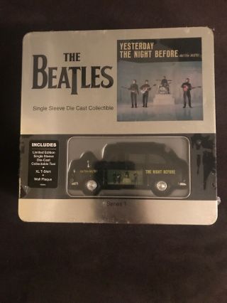 The Beatles Single Sleeve Die Cast Collectible Yesterday The Night Before