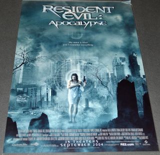 Resident Evil: Apocalypse 2004 Orig.  27x40 Movie Poster Milla Jovovich Horror