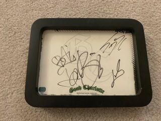 Good Charlotte Autographed Card