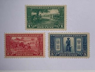 Travelstamps: 1925 Us Stamps Scott S 617 - 619,  Mnh Set