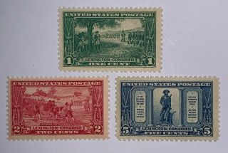 Travelstamps: 1925 US Stamps Scott s 617 - 619,  MNH SET 2