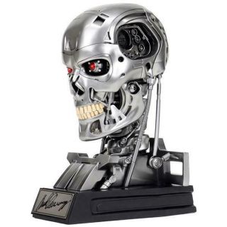 Arnold Schwarzenegger signed Terminator T - 800 1:1 scale bust from Celebrity Auth 2