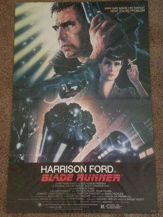 Blade Runner 27x41 Us One Sheet Movie Poster 1982 Folded