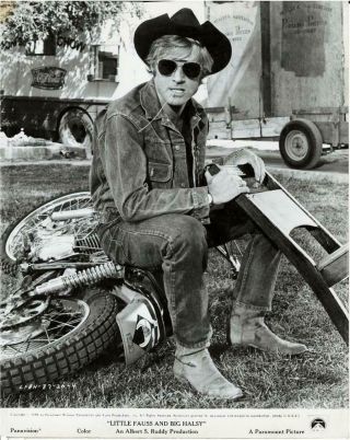 " Little Fauss And Big Halsy " - Photo - Robert Redford - Motorcycle - Sunglasses