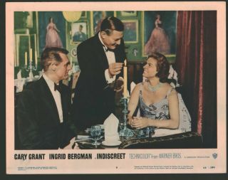 Indiscreet Lobby Card (fine) 1958 Cary Grant Movie Poster Art 288