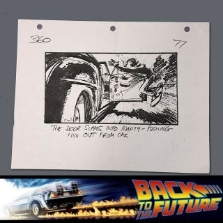 Back To The Future 2 - Production Storyboard - Marty On Hoverboard P80