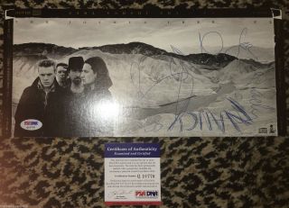 U2 Bono Signed Autographed The Joshua Tree Cd Long Box 1987 Psa Dna Nancy