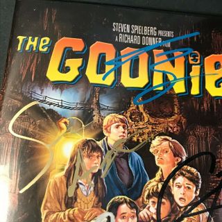 The Goonies DVD Signed by Josh Brolin Sean Astin Corey Feldman Jeff Cohen & MORE 3