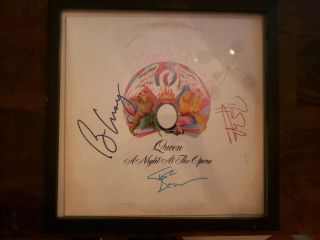 1/2 Price Today Queen - Autographed A Night At The Opera Album - - W/freddie