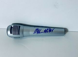 Mac Miller Hand Signed Autograph Microphone Thumbs Up Pittsburgh Mic Auto