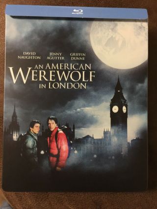 An American Werewolf In London Steelbook (blu - Ray Disc,  Restored,  Horror) Scarce