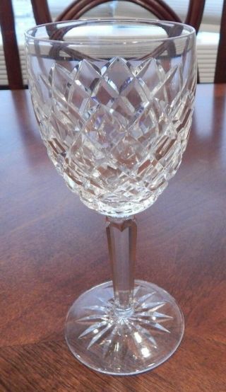 Waterford Crystal " Comeragh " Pattern Claret Wine Glass (s) 5 5/8 " Tall Great