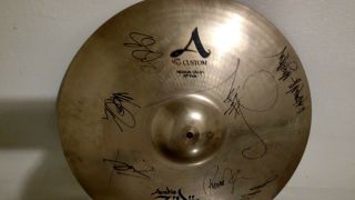 Linkin Park Signed Cymbal