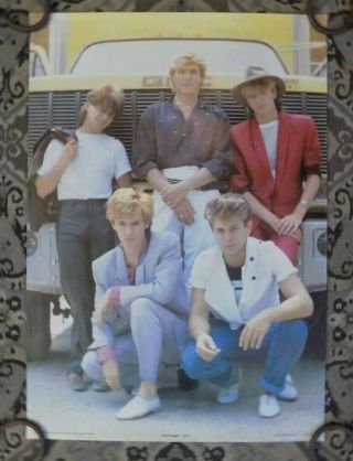 Duran Duran Vintage Poster Large 1983 Anabas Aa122 Hard To Find Gmc Truck