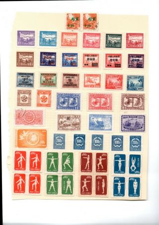 A Old Chinese Album Page With Some Overprints