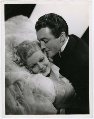 Jean Harlow & Robert Taylor In Personal Property Large 1937 Photograph