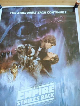 Star Wars Empire Strikes Back 1980Original One Sheet Movie Poster GWTW Rolled A, 2