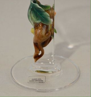 Franz Porcelain Martini Glass Monkey 3