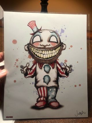Captain Spaulding Signed Art Print Le 1500 From Bam Box.  Limited Edition Version