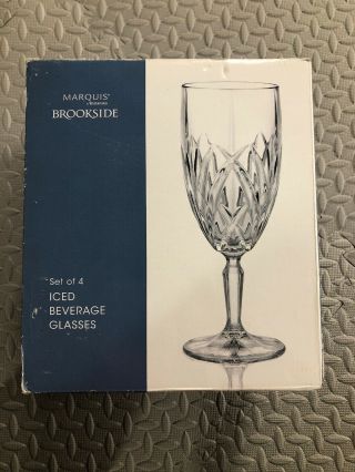 Marquis By Waterford Brookside Iced Beverage Glasses,  Set Of 4 -