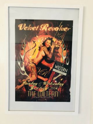 Velvet Revolver Concert Poster / Los Angeles 2004 Not Framed