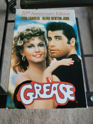 Grease 20th Anniversary Limited Edition Vhs With Dvd.