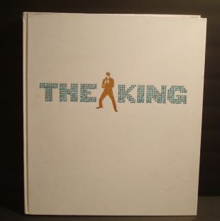 Vintage Elvis Presley The King Book Jim Piazza X - Large Book 15 X 17