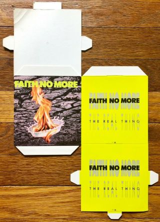Faith No More The Real Thing Ultra Rare Promo Display Cube 