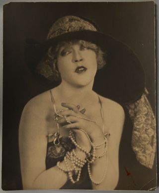 Sensual Mae Murray Rare Vintage 1920s Extra Large Edwin Bower Hesser Photograph