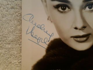 Audrey Hepburn Signed Autograph Vintage Photo Actress 1960 ' s 2