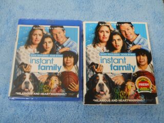 Instant Family (2018) Blu Ray,  Dvd & Slipcase No Digital Code