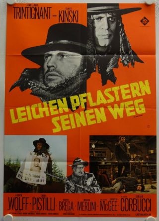 Il Grande Silenzio - The Great Silence Release German Movie Poster