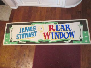 Rear Window - 1954 Movie Poster Banner - Stewart - Kelly - Hitchcock