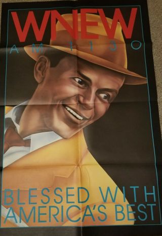 Wnew Frank Sinatra Nyc Subway Poster 45x29